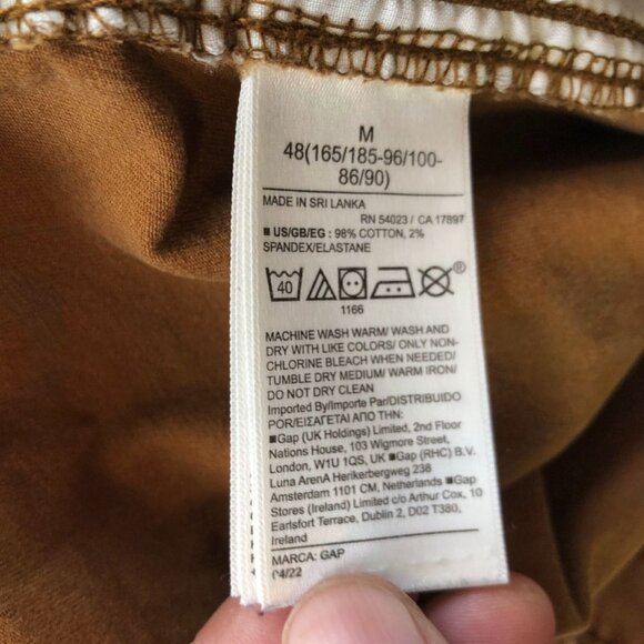 Gap Mens Essential Joggers Pants Medium Drawstring Pull On Casual Brown Travel - Picture 9 of 13